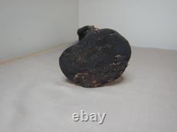 OLD PAPUA NEW GUINEA CARVED AND PAINTED WOOD STATUE OF A MAN SHELL EYES 37cm