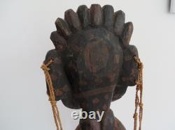 Ocean art, tribal art. Ancestor wooden sculpture Sepik River Papua New Guinea
