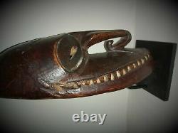 Oceanic Papua New Guinea Sepik/Ramu River Mask. (circa 1940s 50s)