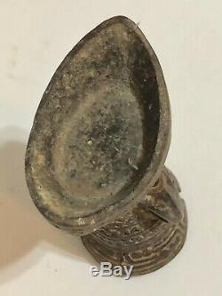 Oceanic Papua New Guinea Sepik River Pigment Bowl With Bird Design