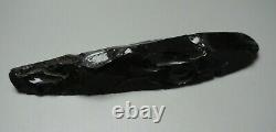 Oceanic Polynesian Papua New Guinea Admiralty Islands Obsidian Spear With Label