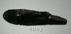 Oceanic Polynesian Papua New Guinea Admiralty Islands Obsidian Spear With Label