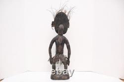 Oceanic Tribal Carved Ancestor Figure Statue Papua New Guinea Sepik River Wood
