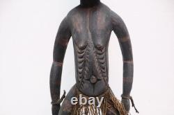 Oceanic Tribal Carved Ancestor Figure Statue Papua New Guinea Sepik River Wood