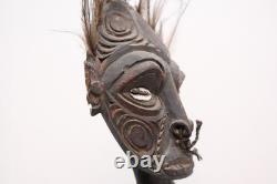 Oceanic Tribal Carved Ancestor Figure Statue Papua New Guinea Sepik River Wood