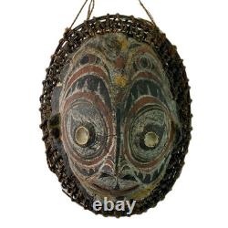 Oceanic Tribal Carved Wood Mask Papau New Guinea Sepik River Region 20th Century