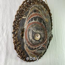 Oceanic Tribal Carved Wood Mask Papau New Guinea Sepik River Region 20th Century