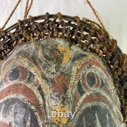 Oceanic Tribal Carved Wood Mask Papau New Guinea Sepik River Region 20th Century