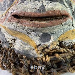 Oceanic Tribal Carved Wood Mask Papau New Guinea Sepik River Region 20th Century