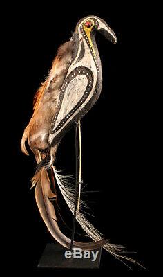 Oiseau Kwoma, carved bird, papua new guinea, oceanic art, art océanien
