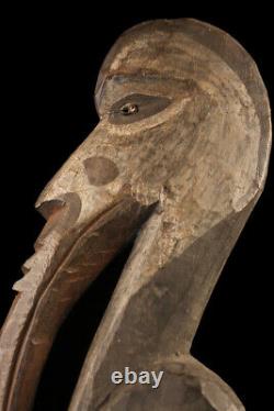 Oiseau calao, hornbill bird sepik carving, papua new guinea, oceanic art