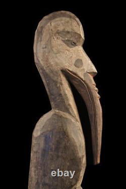 Oiseau calao, hornbill bird sepik carving, papua new guinea, oceanic art