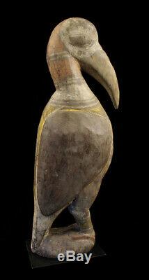 Oiseau calao, hornbill bird sepik carving, papua new guinea, oceanic art, tribal