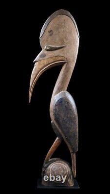 Oiseau sculpté, carved bird, oceanic art, papua new guinea, Papua New Guinea