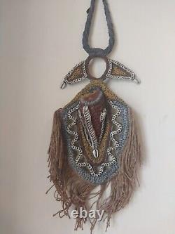 Old Boiken Chest Ornament, Necklace Pectoral Papua New Guinea Tribal Art Jewelry