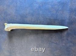 Old Bone Dagger From Papua New Guinea 1970's Era Cassowary Asmat Rare Original
