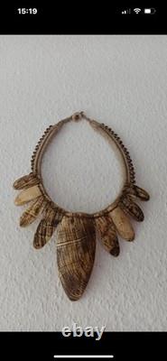 Old Chief's Necklace, Dani Tribe Balloon Valley Papua New Guinea Tribal ethnic