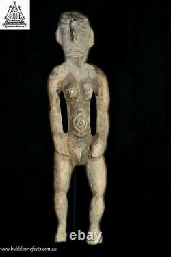 Old Fine Large Female Ancestor Figure, Iatmul, Papua New Guinea, PNG, Oceanic