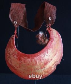 Old Kina pectoral pearl oyster shell currency Papua New Guinea 1920s