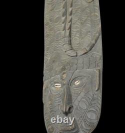 Old Latmul Ethnic Papua New Guinea Sepik River Carved Wood Spirit Mask 90cm