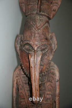 Old Lower Sepik Figure Statue Papua New Guinea Png