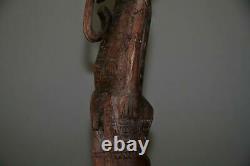 Old Lower Sepik Figure Statue Papua New Guinea Png