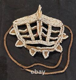 Old Lower Sepik woven Face mask Papua New Guinea