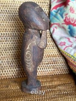 Old Massim Papua New Guinea Carved Wooden Figure