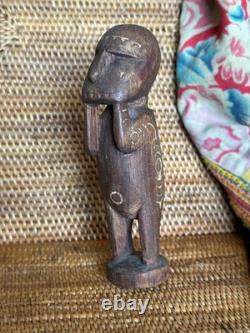 Old Massim Papua New Guinea Carved Wooden Figure