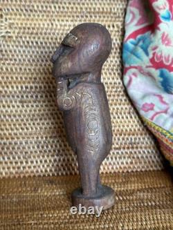 Old Massim Papua New Guinea Carved Wooden Figure