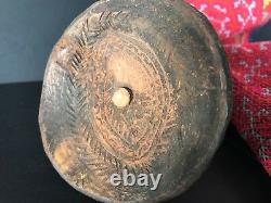 Old Papua New Guinea Abelam Carved Childs Spinning Top beautiful & unique
