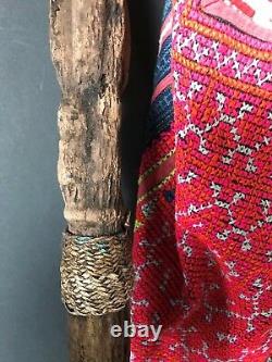 Old Papua New Guinea Abelam Carved Wooden Yam Peg / Stake Circa 1960s