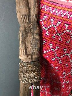 Old Papua New Guinea Abelam Carved Wooden Yam Peg / Stake Circa 1960s