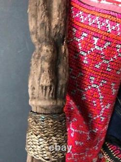 Old Papua New Guinea Abelam Carved Wooden Yam Peg / Stake Circa 1960s