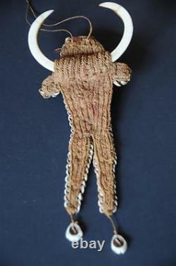 Old Papua New Guinea / Asmat Ceremonial Brest Plate & Necklace with Beads