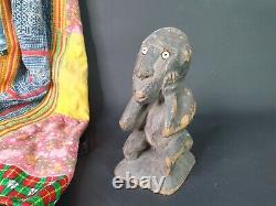 Old Papua New Guinea Carved Wooden Ancestral Figure Ex Barbara Perry Collection
