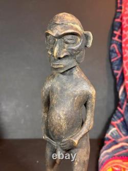 Old Papua New Guinea Carved Wooden East Sepik River Figure