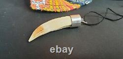 Old Papua New Guinea Ceremonial Fang Necklace beautiful accent collection piece