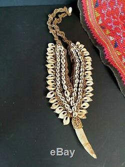 Old Papua New Guinea Ceremonial Necklace with Sea Shells beautiful collection &