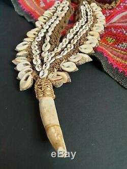 Old Papua New Guinea Ceremonial Necklace with Sea Shells beautiful collection &