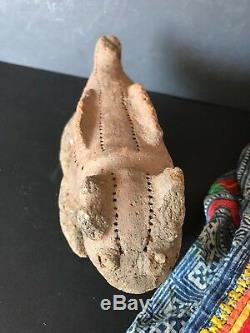 Old Papua New Guinea Chambri Lakes Pottery Figure (b) Ex Christiansson Collect