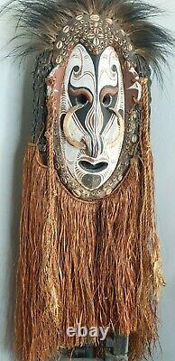 Old Papua New Guinea Eastern Highlands Dance Mask beautiful collection & displa