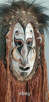 Old Papua New Guinea Eastern Highlands Dance Mask beautiful collection & displa
