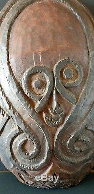 Old Papua New Guinea Gulf of Papua Shield Gope Board unique collection piece