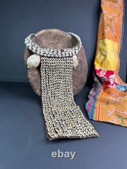 Old Papua New Guinea Highlands Cowrie Shell Ceremonial Chest Piece
