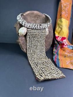 Old Papua New Guinea Highlands Cowrie Shell Ceremonial Chest Piece