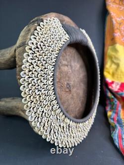 Old Papua New Guinea Highlands Cowrie Shell Ceremonial Collar Neck Piece