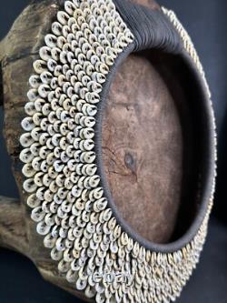 Old Papua New Guinea Highlands Cowrie Shell Ceremonial Collar Neck Piece