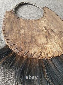 Old Papua New Guinea Highlands Tribal Ceremonial Necklace Breast Plate Png
