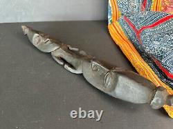 Old Papua New Guinea Karem River Double Ended Carving